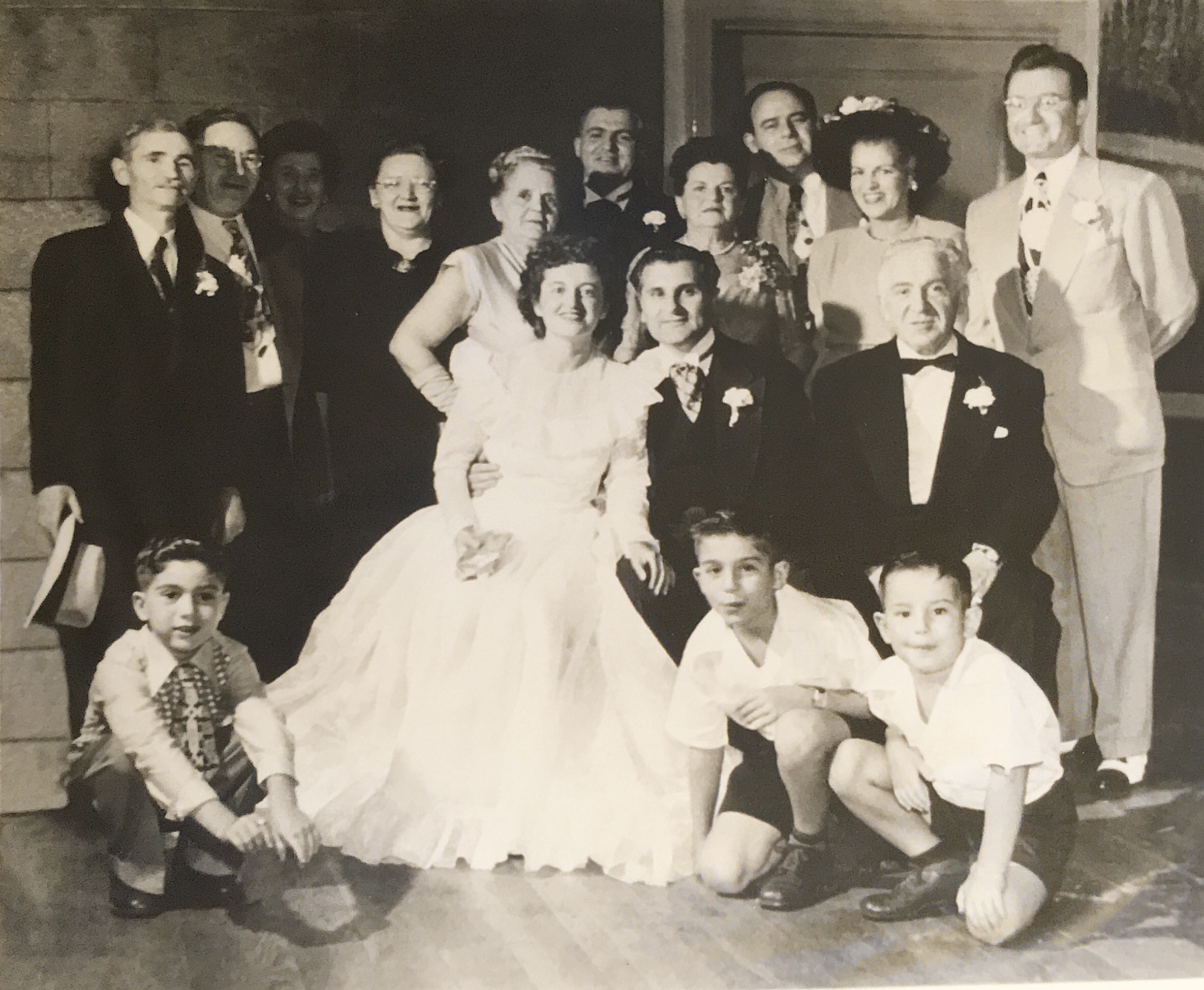 Greenspan wedding - 1947